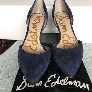 Sam Edelman navy/royal blue heels